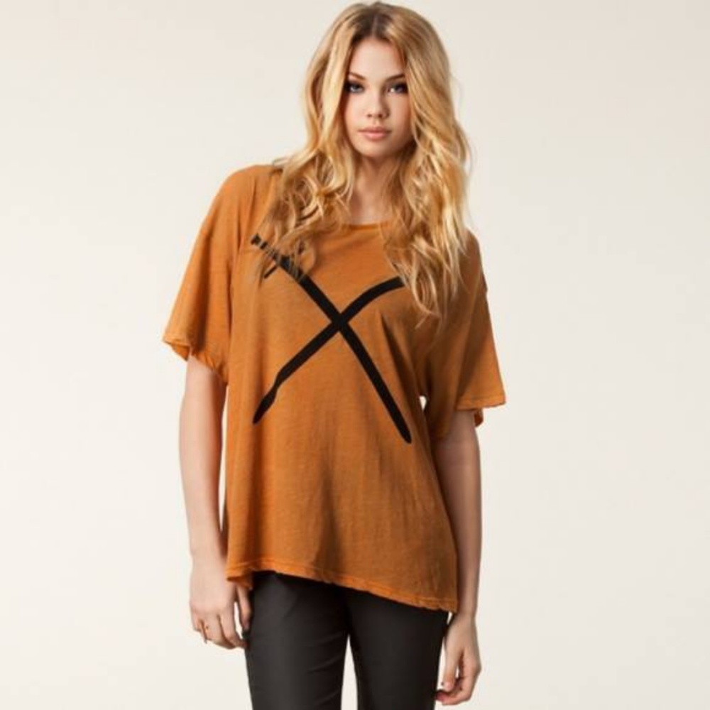 Wildfox Swords Star Crossed Oversized Tee